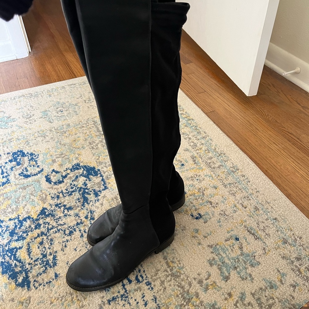 Black Over-the-Knee Boots